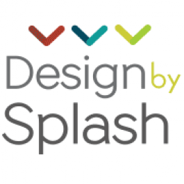 design splash logo square